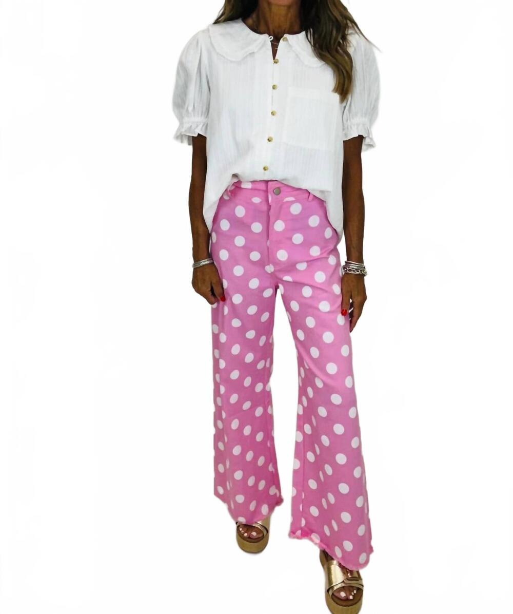 NEW LOVLOV women's the powder pants in pink